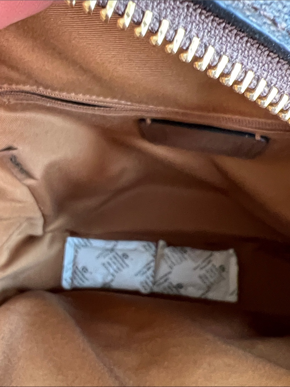 Coach Beige Signature Mini Backpack with Black Trim - Picture 4 of 8